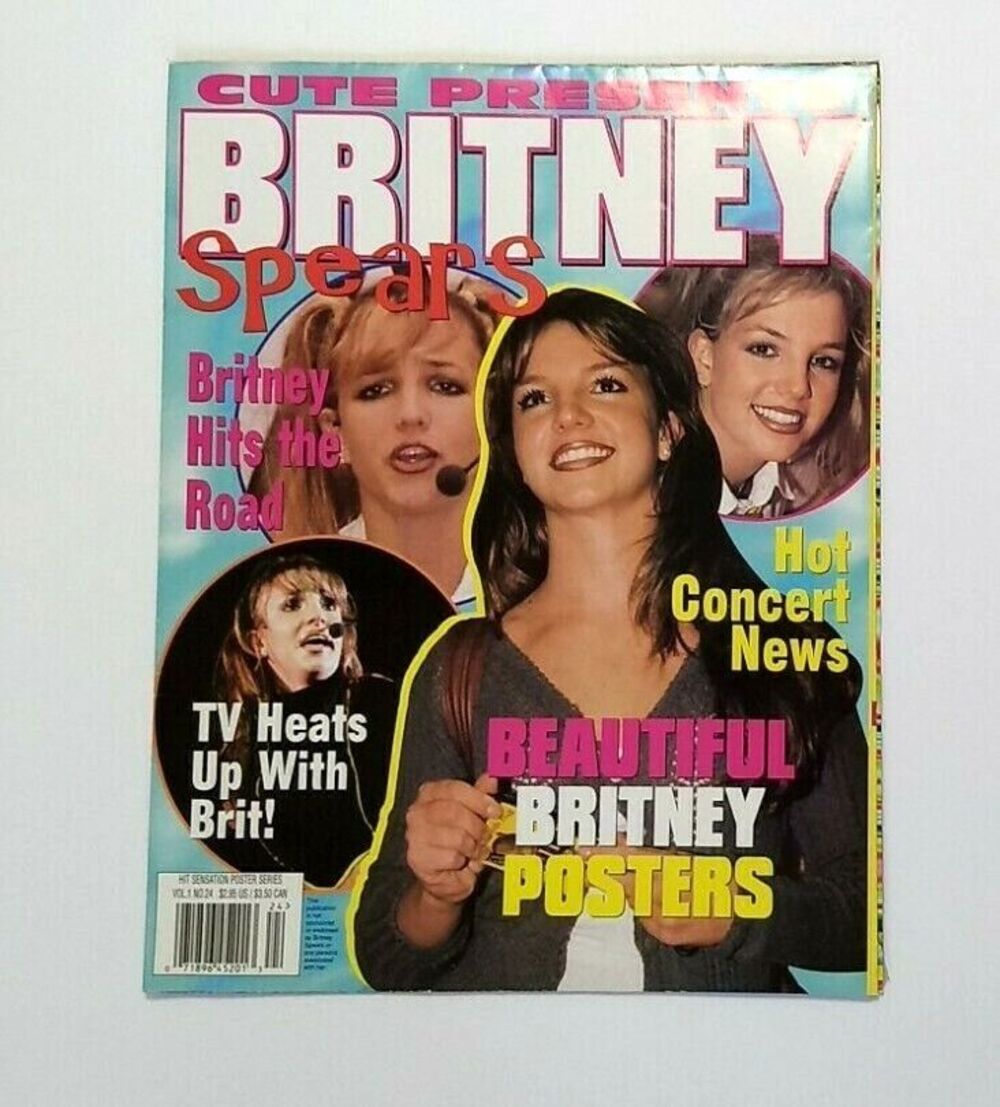 Cute Presents Britney Spears Hit Sensation Poster Series Magazine Vol 1 No 24